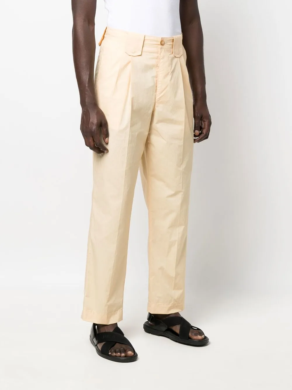 Nanushka High waist broek Beige