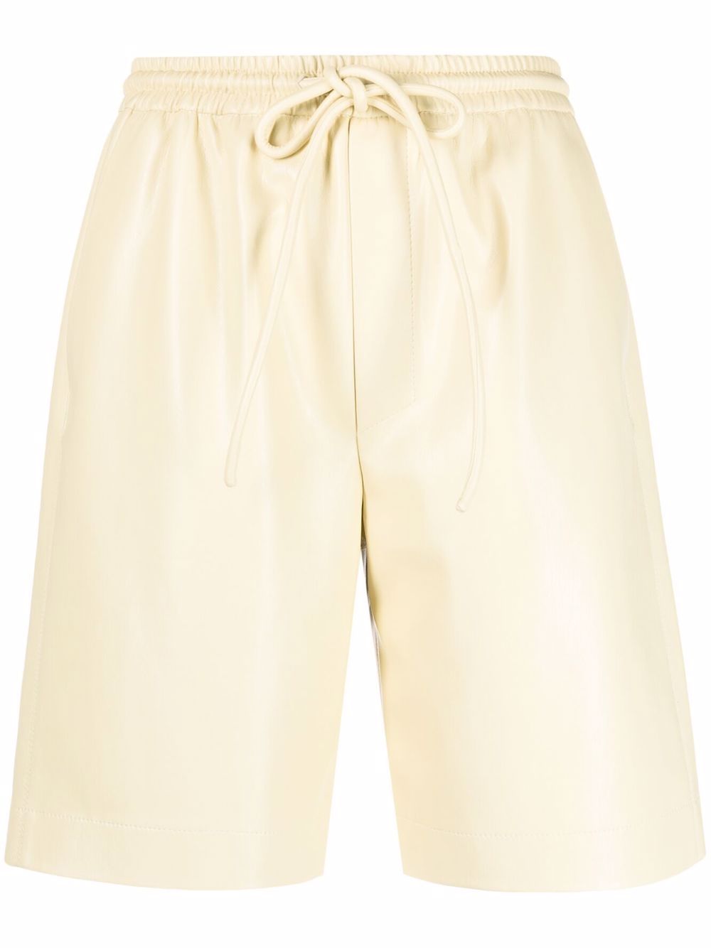 Nanushka Karate drawstring knee-length shorts - Yellow