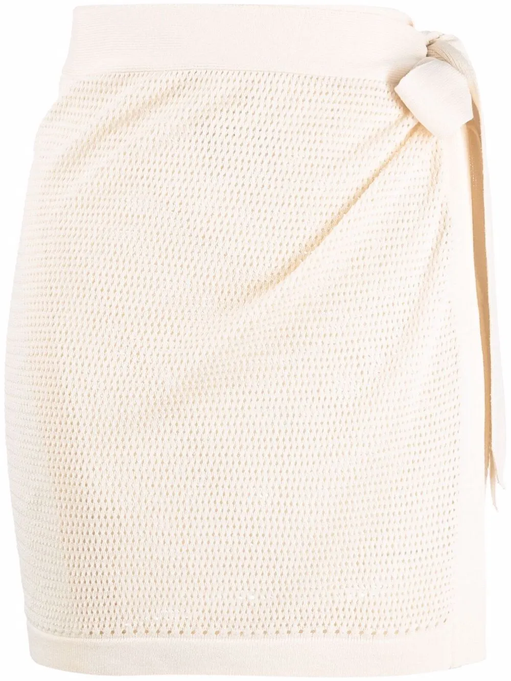 

Nanushka mini pareo skirt - Neutrals