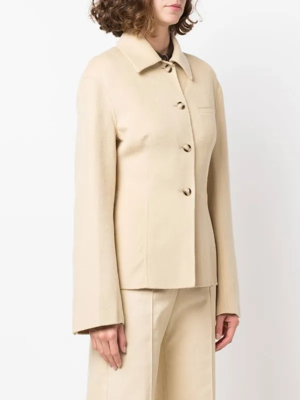 Nanushka シングルジャケット | ニュートラル | FARFETCH JP Nanushka シングルジャケット | ニュートラル | FARFETCH JP
