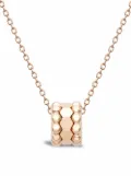 Pragnell 18kt yellow gold Bohemia three row hexagonal polished pendant necklace - Pink
