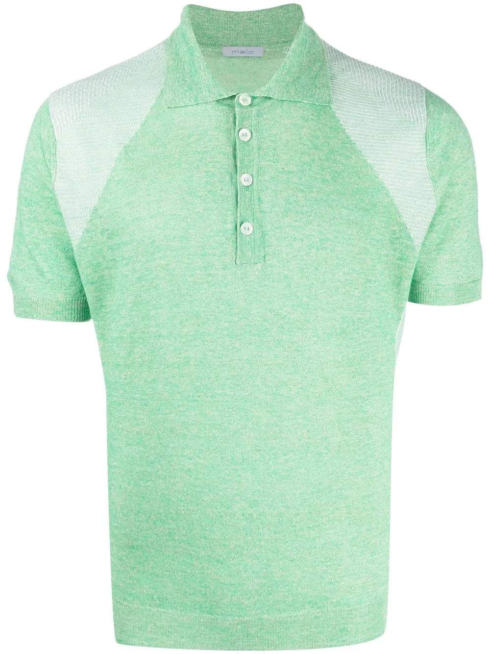 

Malo playera tipo polo con paneles en contraste - Verde