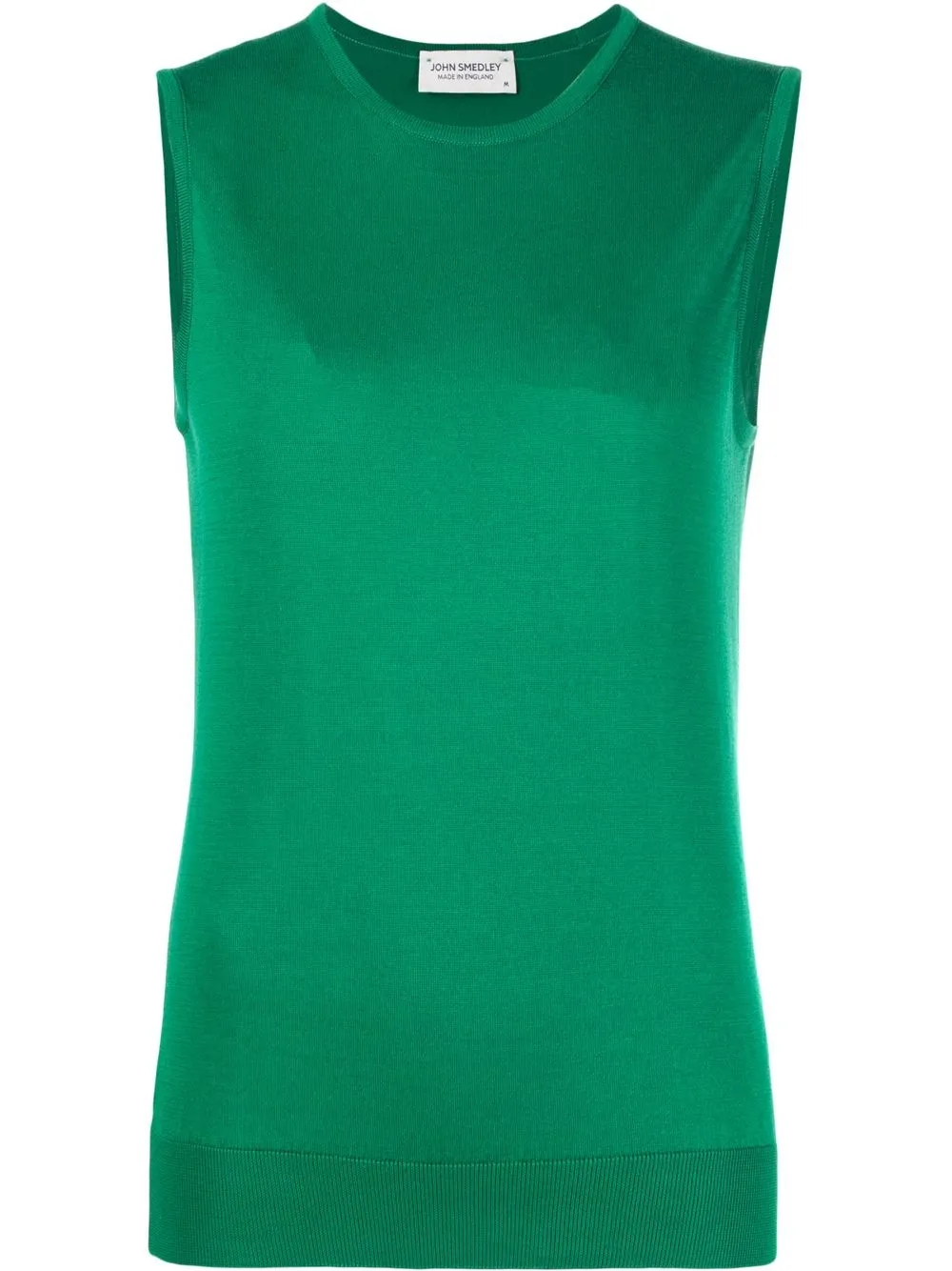 

John Smedley camiseta de tejido fino - Verde