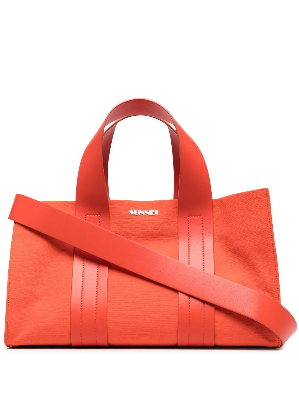 

Sunnei tote Parallelepepido mini - Rojo