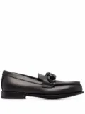 Giuseppe Zanotti tonal-chain loafers - Black