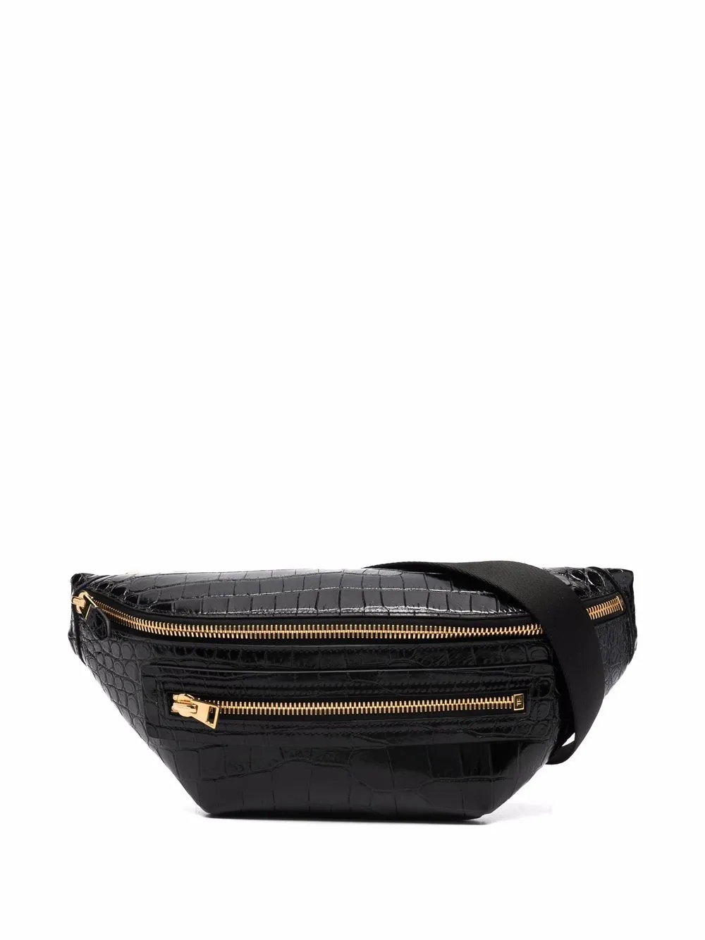 TOM FORD crocodile-effect Leather Belt Bag - Farfetch