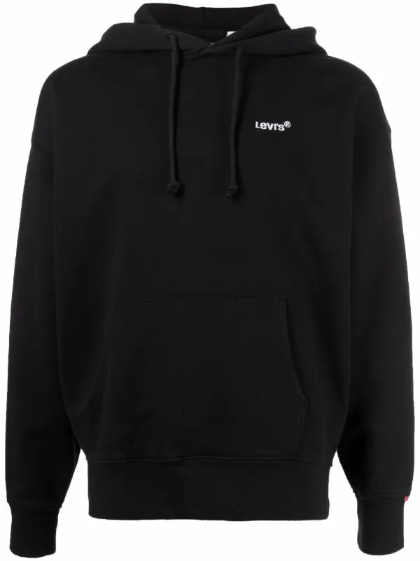 Levi's logo-embroidered Hoodie - Farfetch