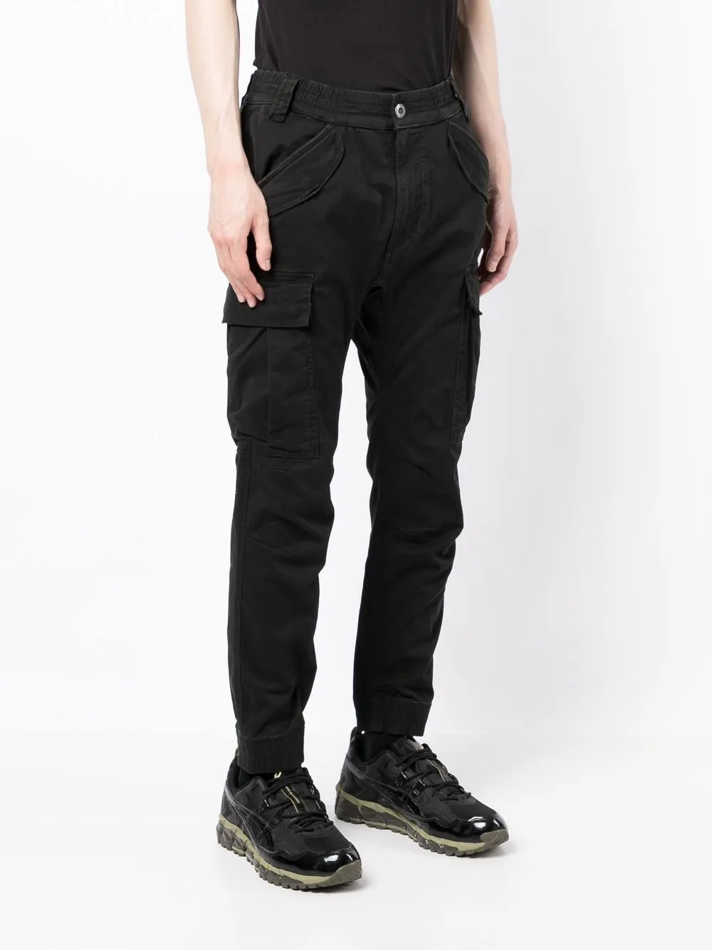  Alpha Industries Hose Mit Klappentaschen   Schwarz 