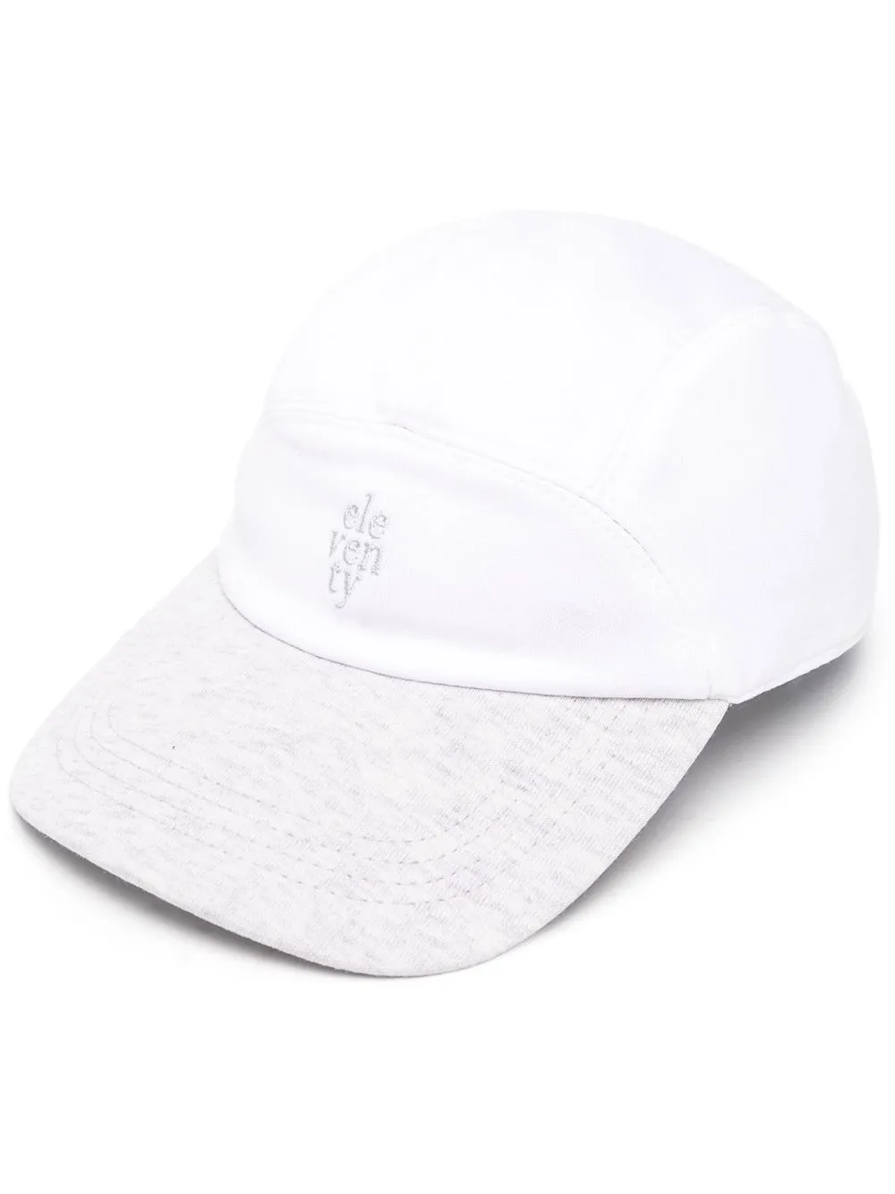 

Eleventy logo-embroidered baseball cap - White