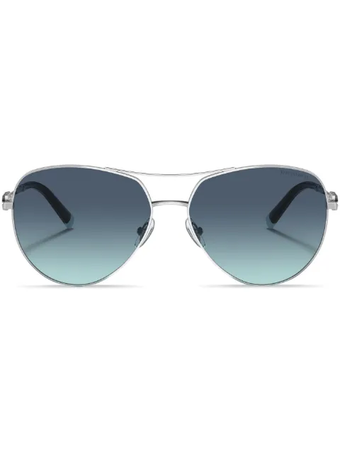 Tiffany & Co Eyewear embellished-arms pilot-frame sunglasses