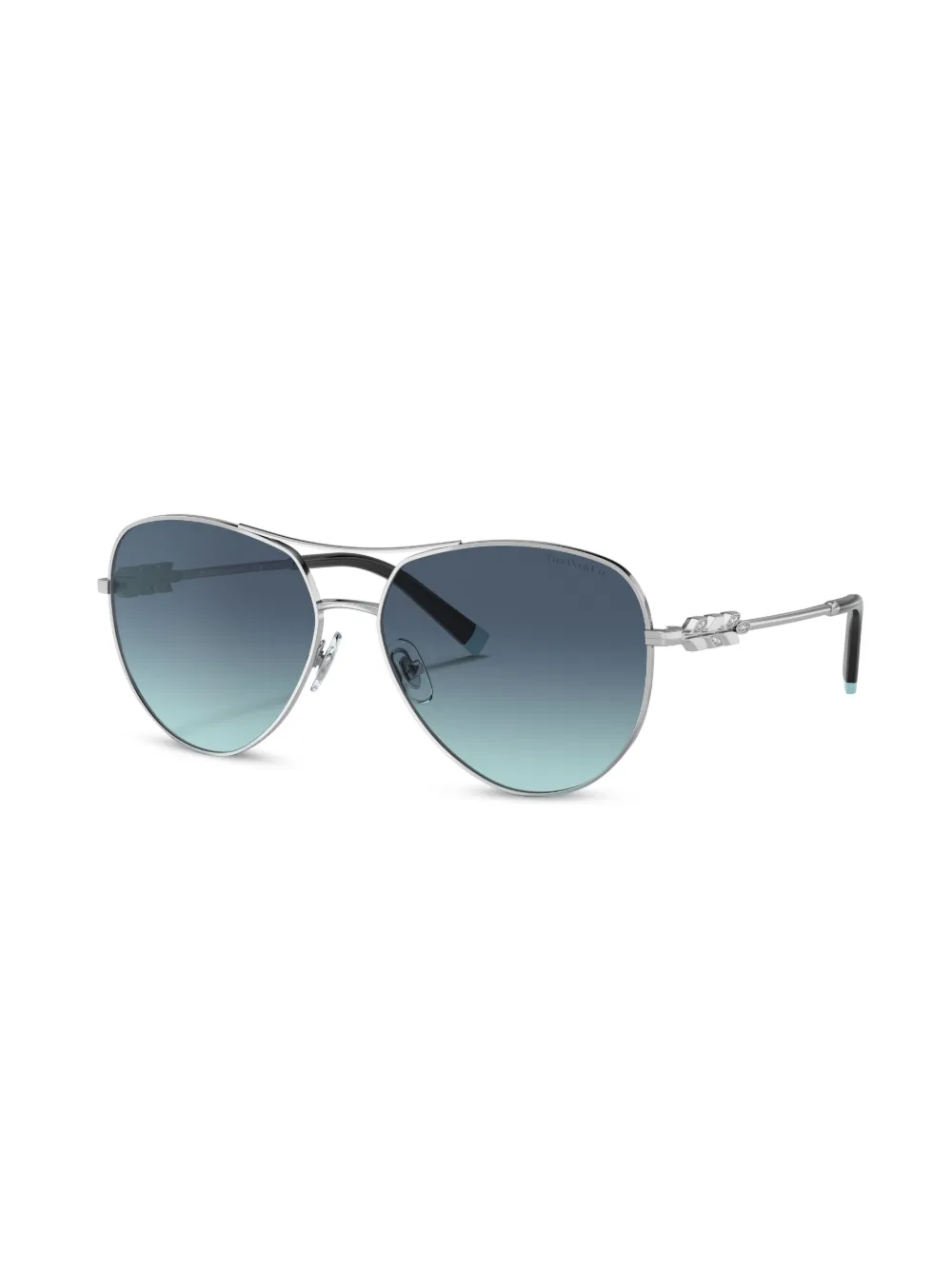 Tiffany & Co Eyewear embellished-arms pilot-frame sunglasses | Image 2
