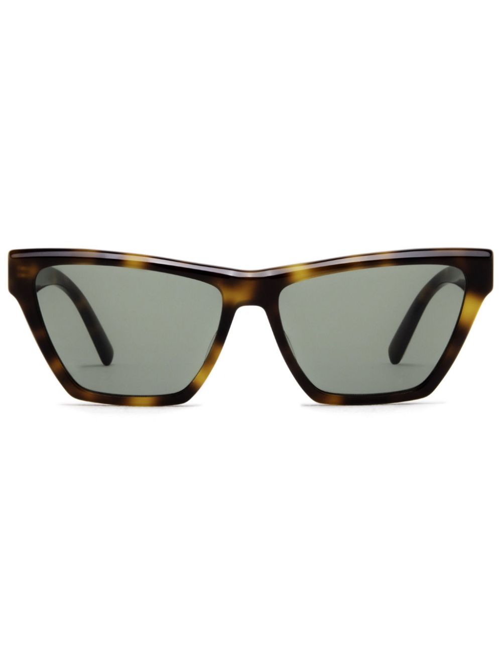 Saint Laurent Eyewear Zonnebril met vierkant montuur Bruin