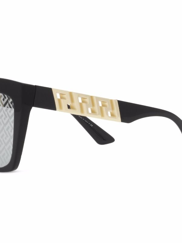 Versace Eyewear logo-lens Sunglasses - Farfetch