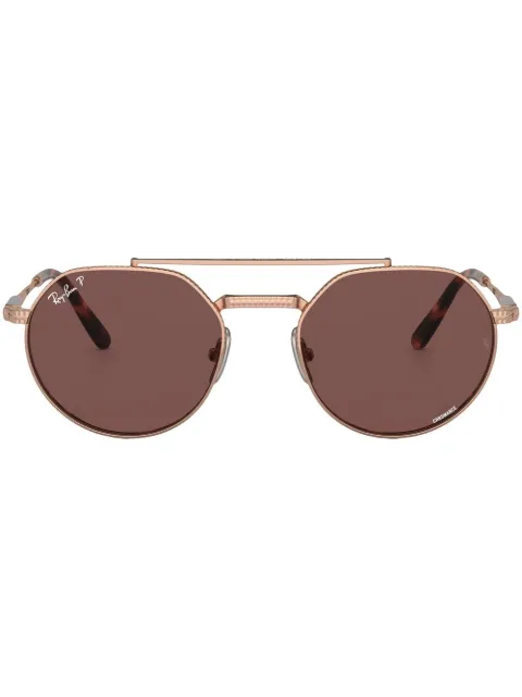Ray-Ban Jack Titanium round-frame sunglasses