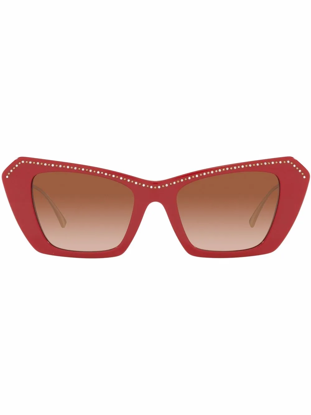 valentino red studded sunglasses