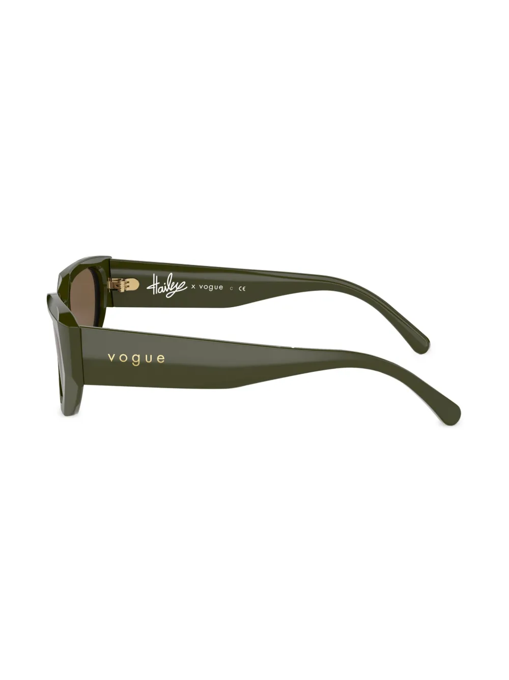  Vogue Eyewear Cat-eye Frame Tinted Sunglasses - Green 