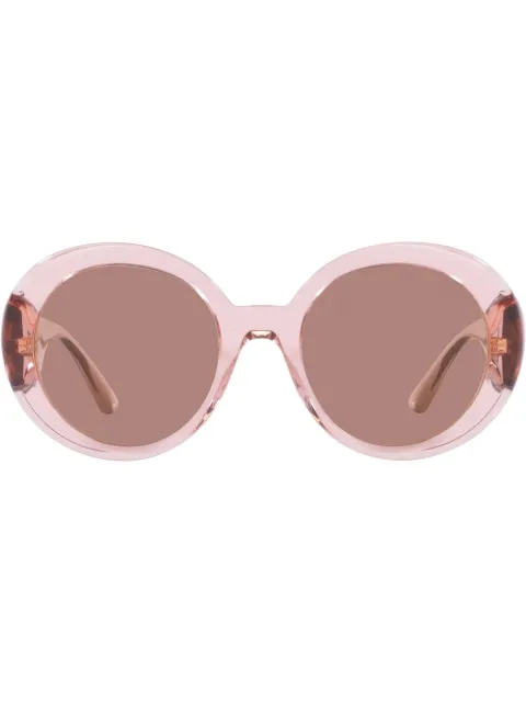 tinted round-frame sunglasses