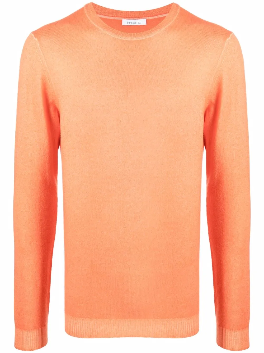 

Malo fine-knit cashmere-blend jumper - Orange