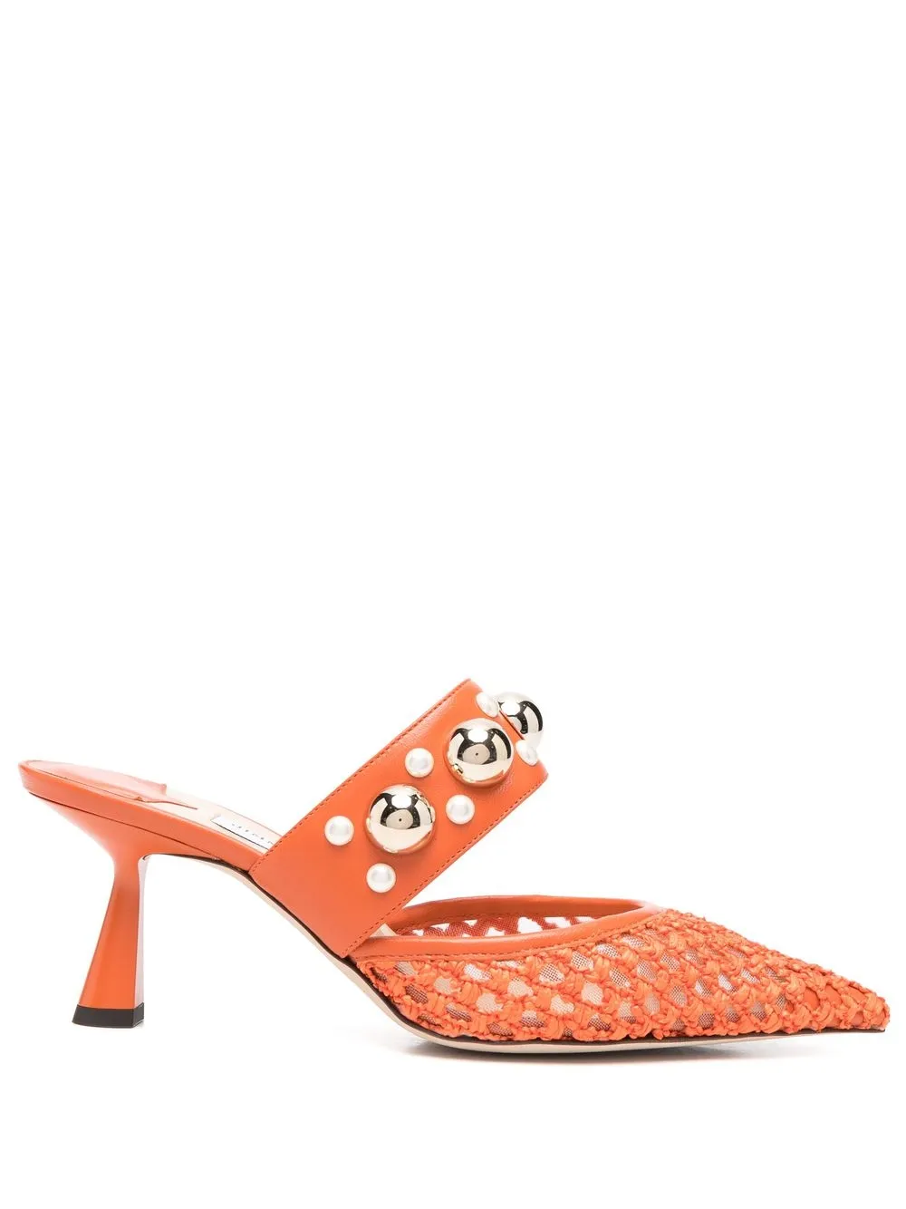 

Jimmy Choo mules Basette con tacón de 65mm - Naranja