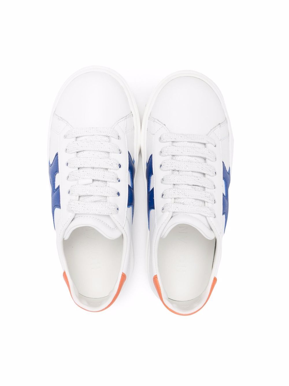 фото Hogan kids side logo-patch sneakers