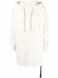 Rick Owens DRKSHDW drawstring pullover hoodie - Neutrals