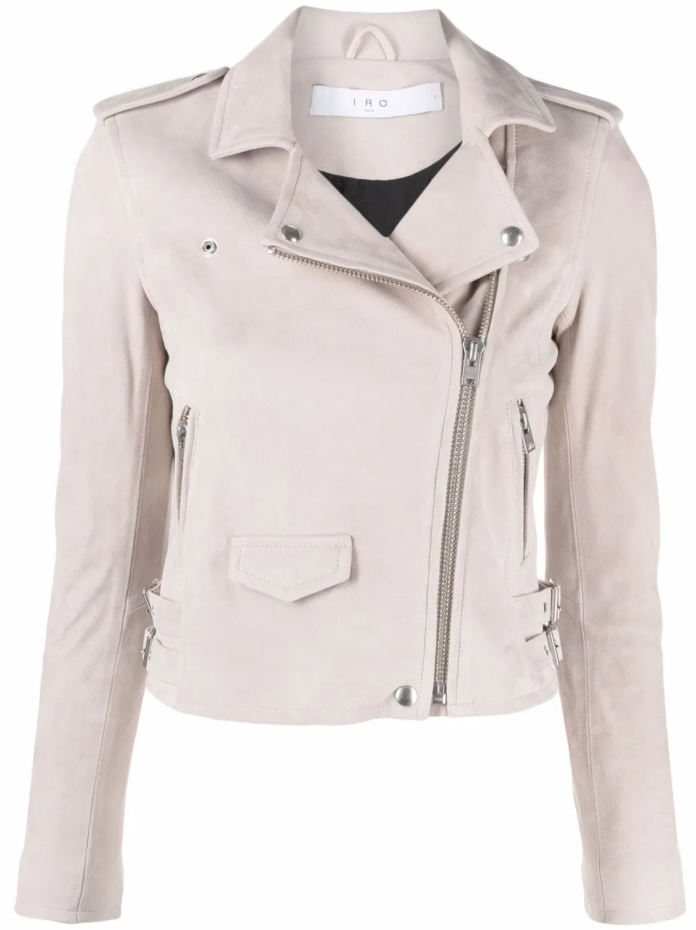 

IRO Ashley suede jacket - Grey