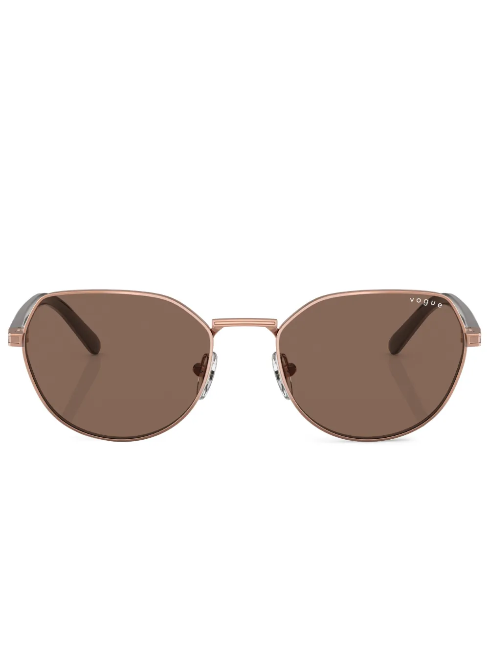 Vogue Eyewear Lunettes De Soleil a Monture Ronde Or FARFETCH FR