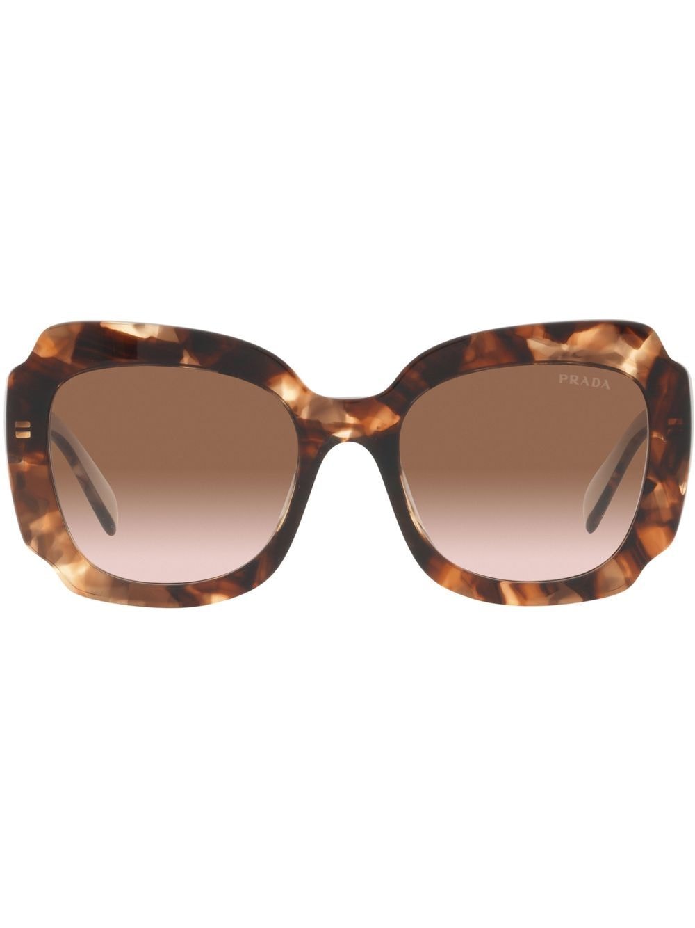 Prada Eyewear Oversized rectangular-frame Sunglasses - Farfetch