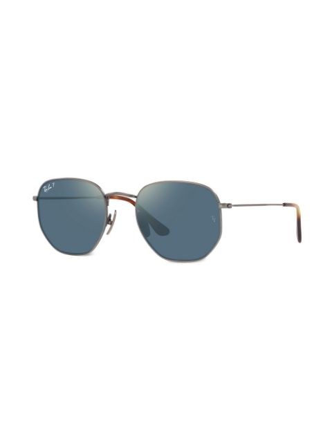 Ray Ban Rb8148 Hexagonal Frame Sunglasses Farfetch