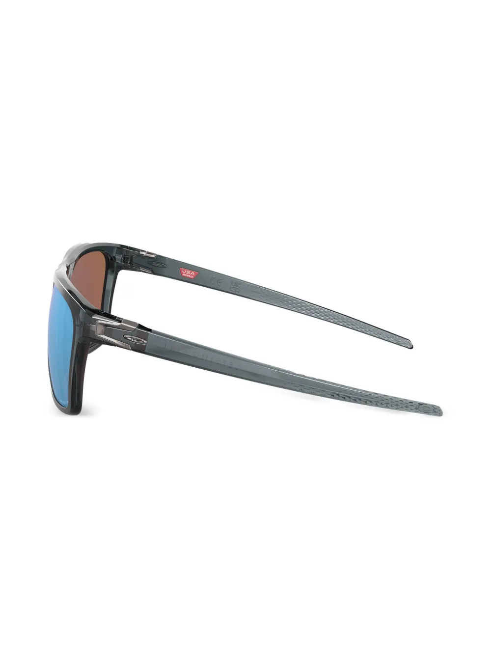 Shop Oakley Leffingwell Rectangle-frame Sunglasses In Schwarz