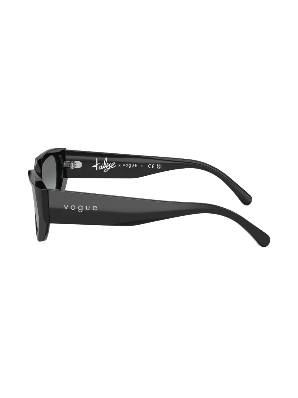  Vogue Eyewear Cat-eye Frame Tinted Sunglasses - Black 