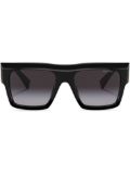 Miu Miu Eyewear Miu Glimpse logo-lettering sunglasses - Black