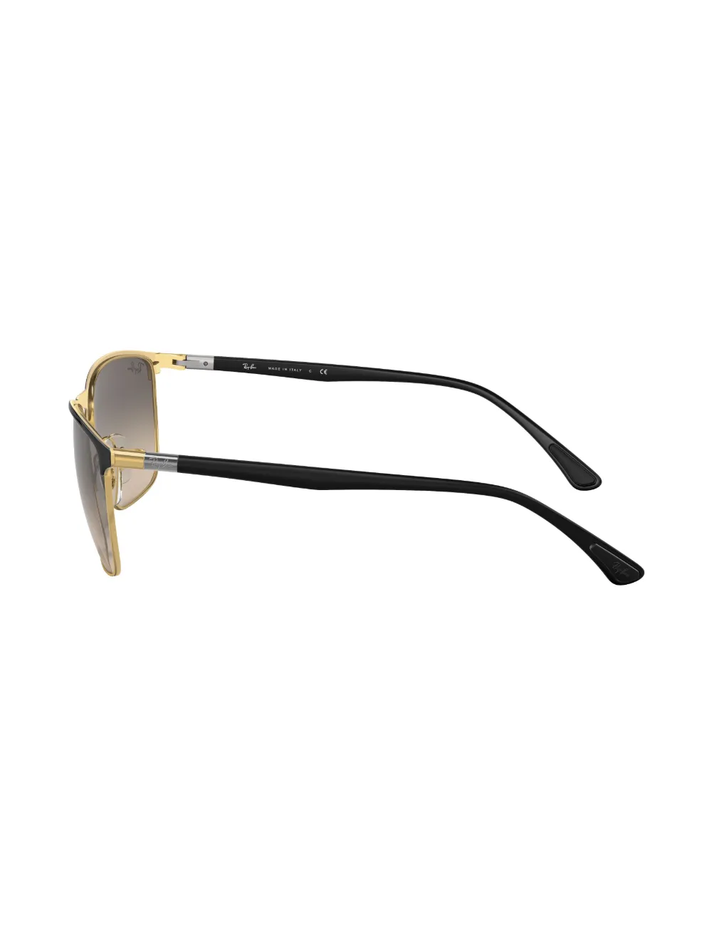 Ray Ban Square-frame Tinted Sunglasses In 187/32 Black On Arista