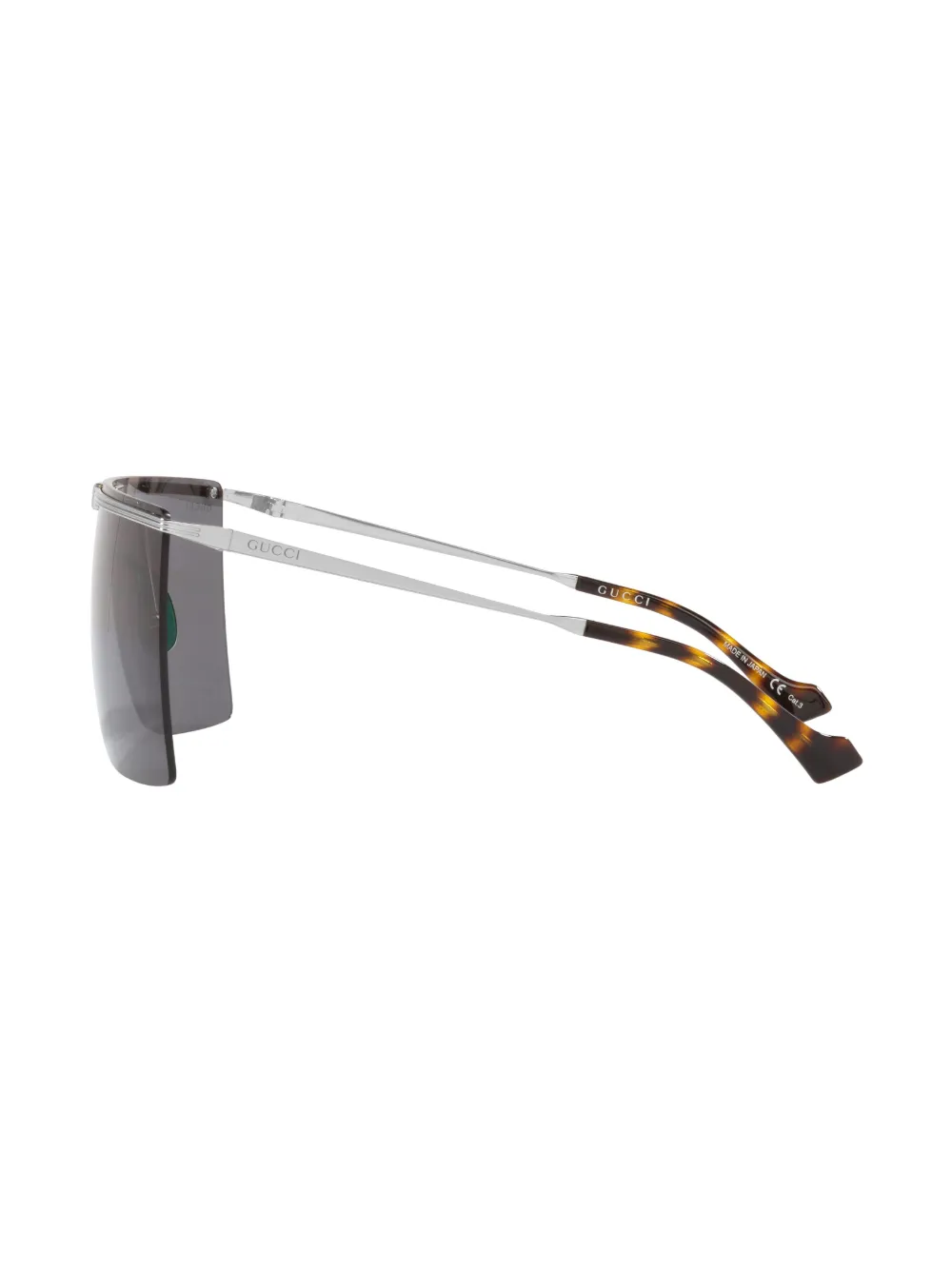 Gucci Oversized-frame Sunglasses In Silber