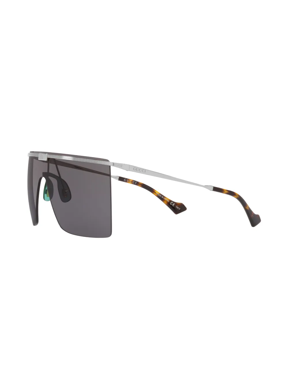 Gucci Oversized-frame Sunglasses In Silber