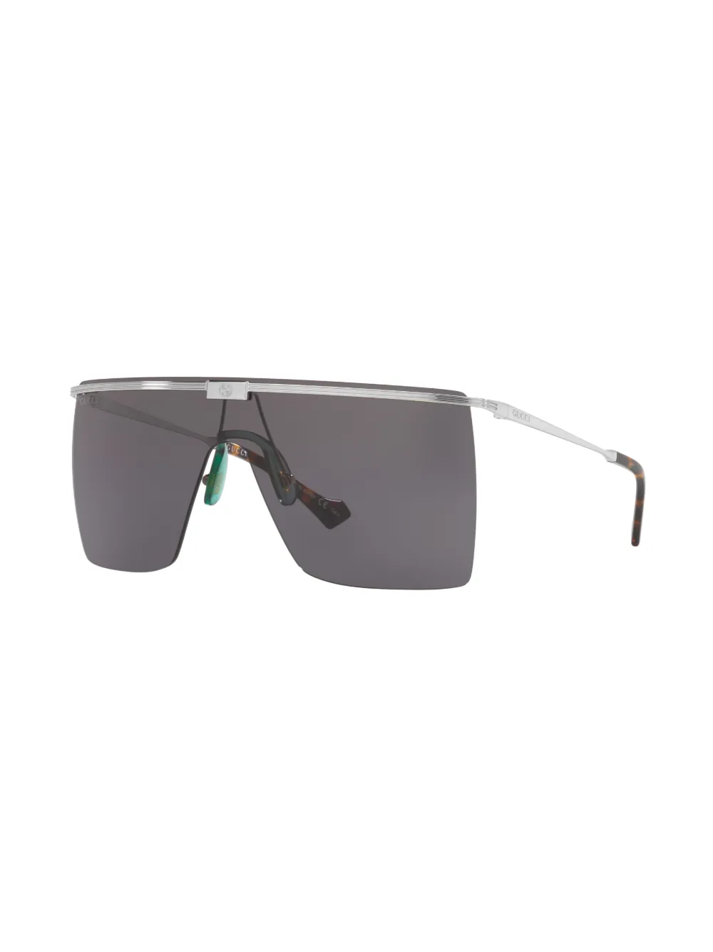 Gucci Oversized-frame Sunglasses In Silber