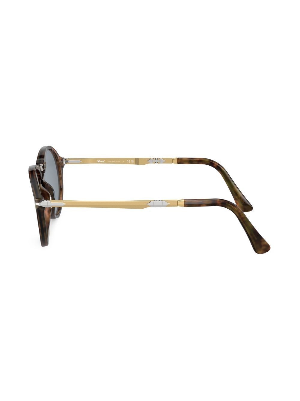 Shop Persol Round-frame Sunglasses In Braun