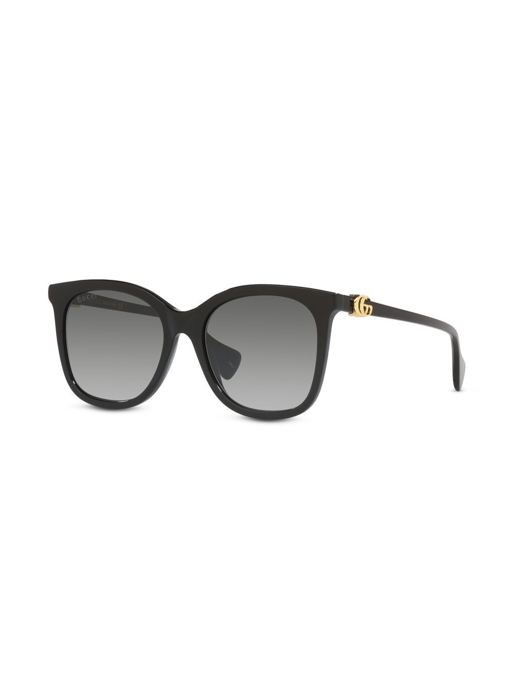 Gucci Eyewear Zonnebril met oversized montuur - Zwart