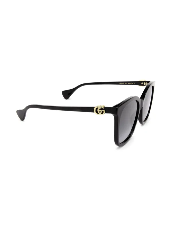 Gucci Eyewear GG オーバーサイズ サングラス | ブラック | FARFETCH JP