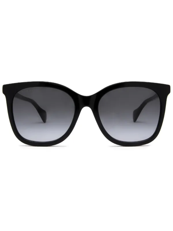 Gucci Eyewear GG オーバーサイズ サングラス | ブラック | FARFETCH JP