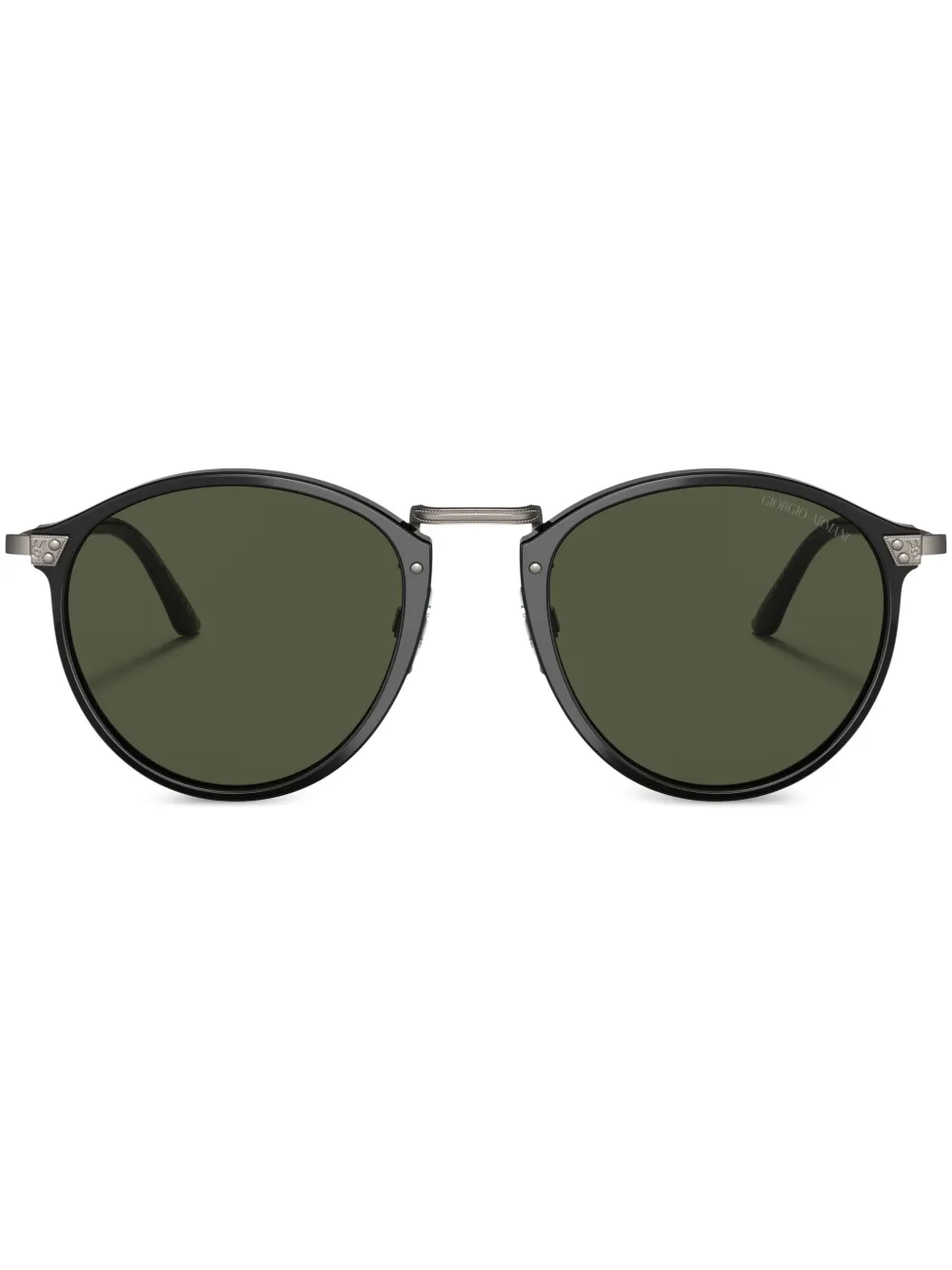 Giorgio Armani round-frame tinted sunglasses | Black | Image 1