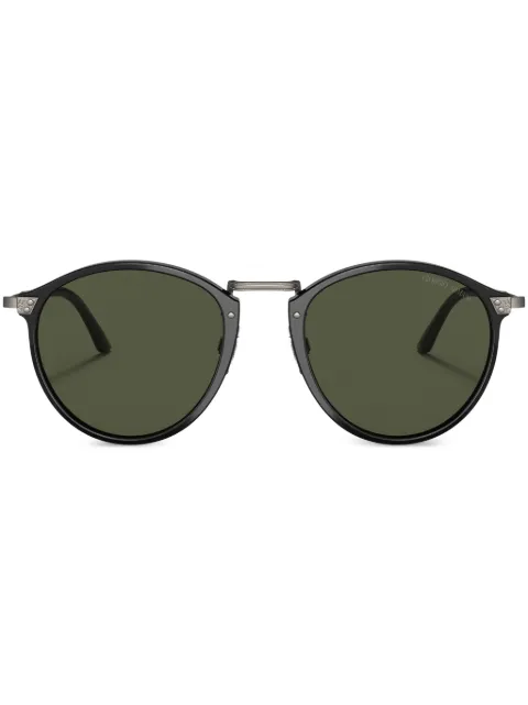 Giorgio Armani round-frame tinted sunglasses