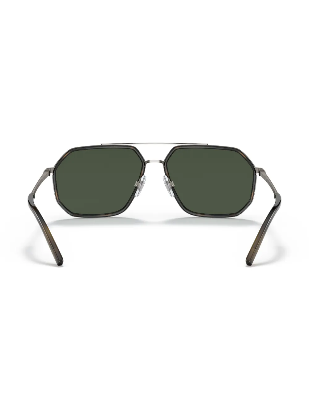 Dolce & Gabbana Eyewear Zonnebril met geometrisch montuur Bruin