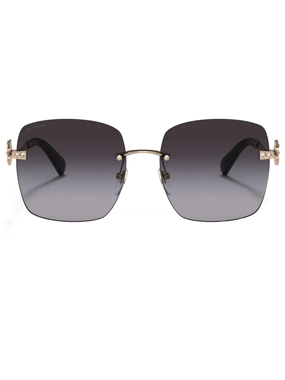 Bvlgari best sale rimless sunglasses