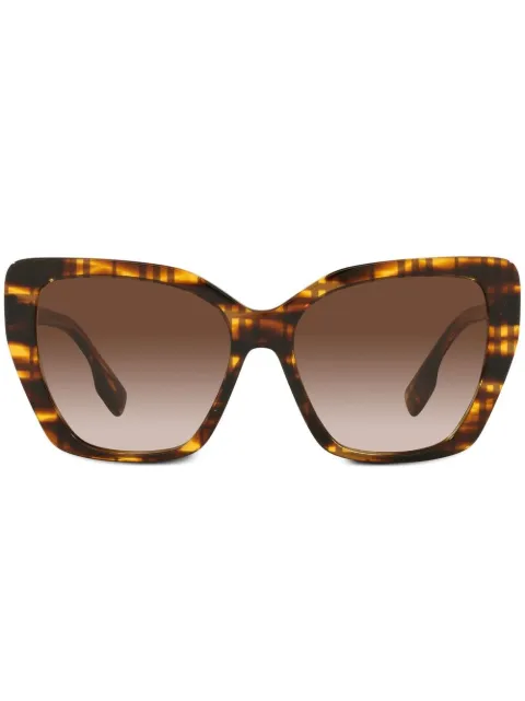 Tasmin tortoiseshell-check sunglasses