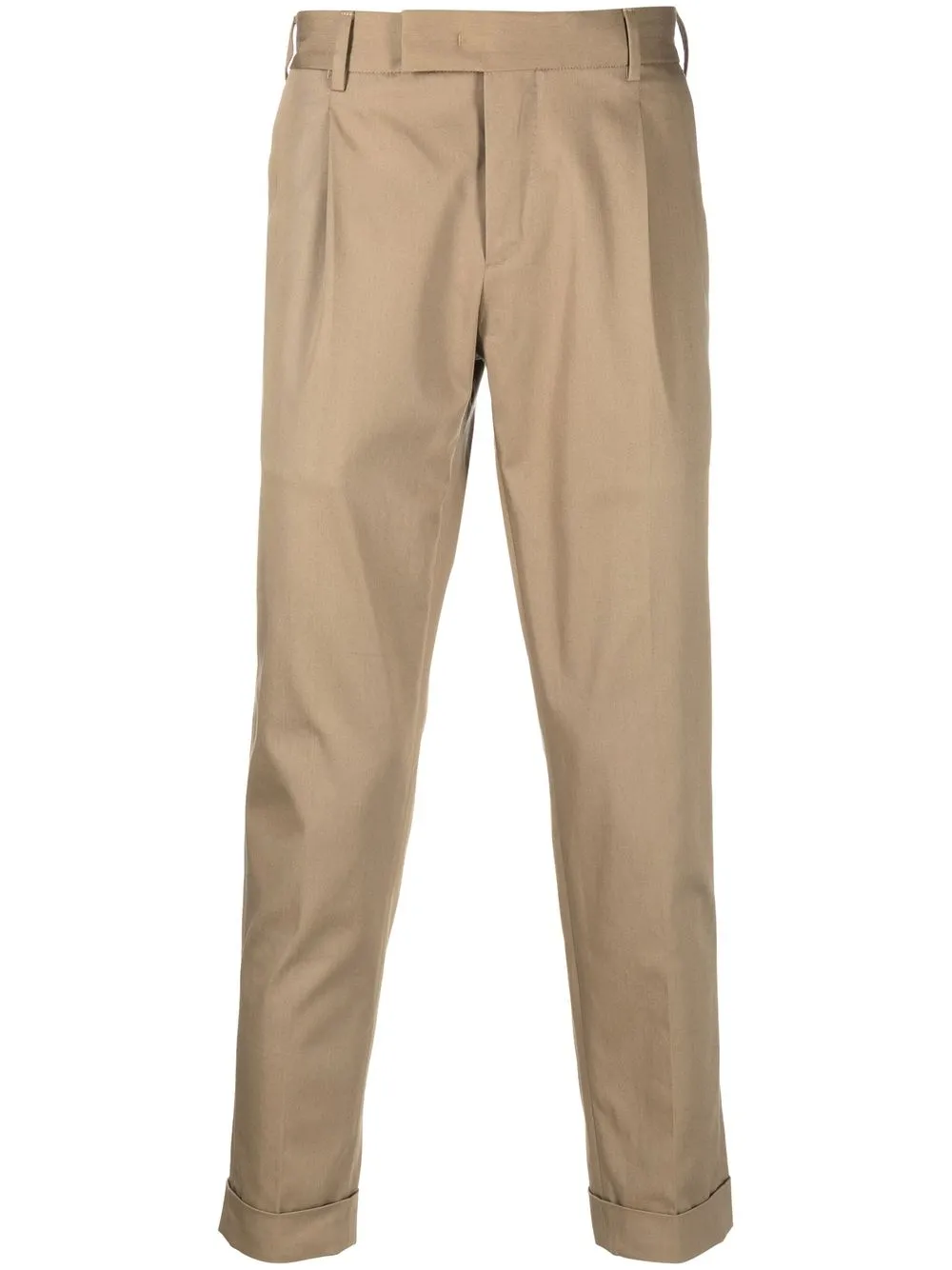 

PT Torino mid-rise cropped trousers - Neutrals