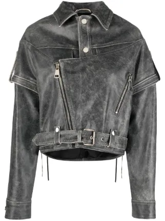 Short sleeve hotsell biker jacket