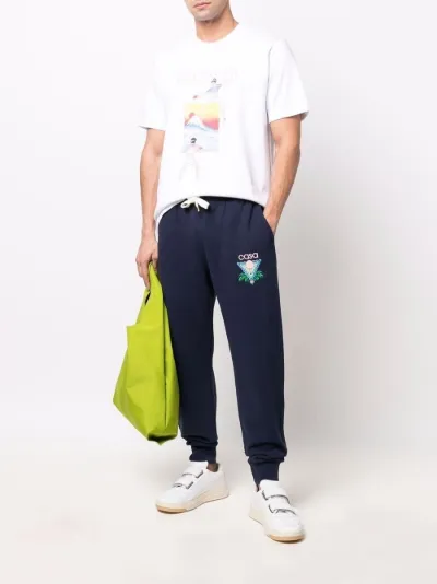 Graphic Print Organic Cotton T Shirt Casablanca Eraldo Com