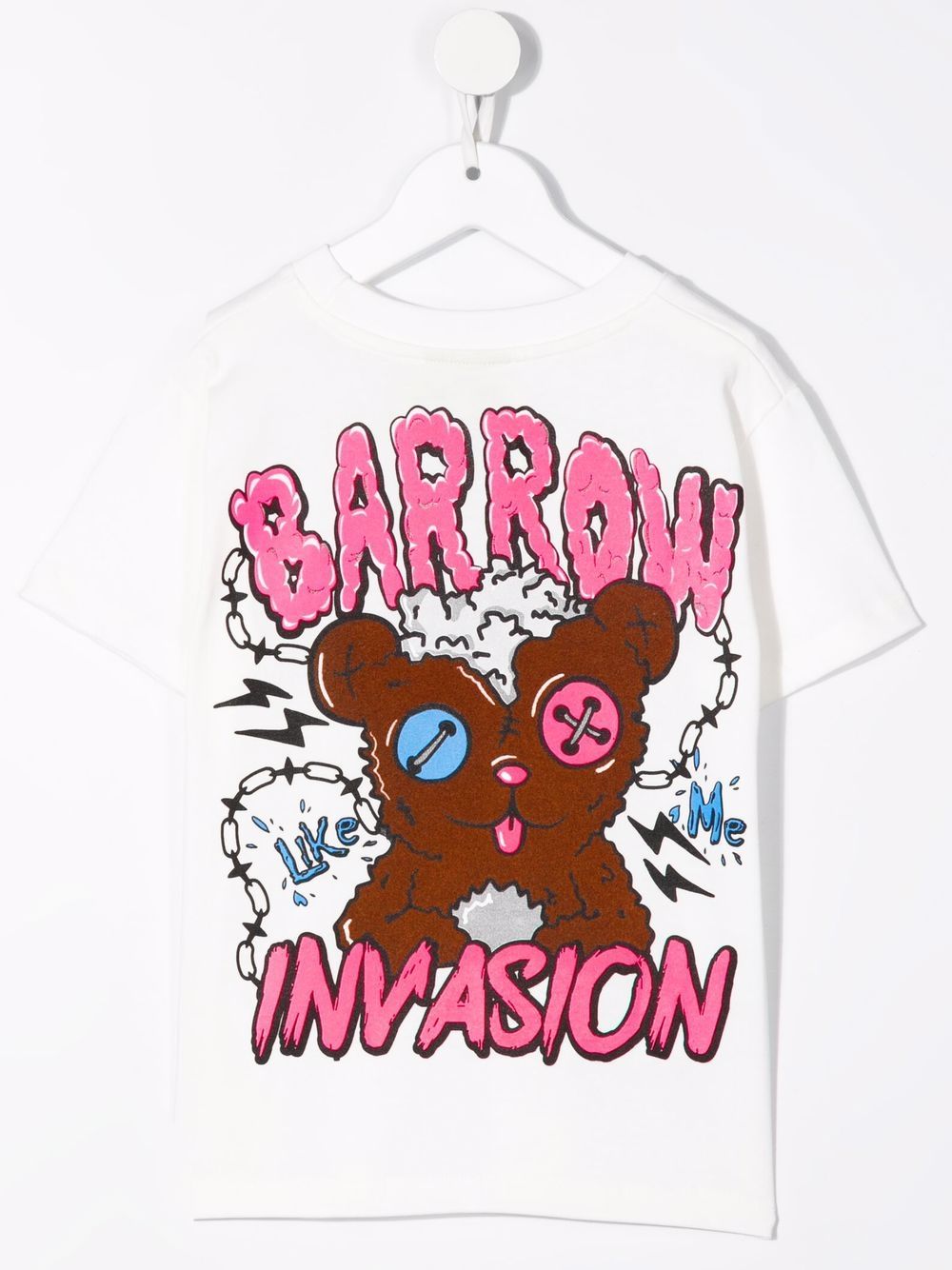 Barrow kids T-shirt met logo - Wit