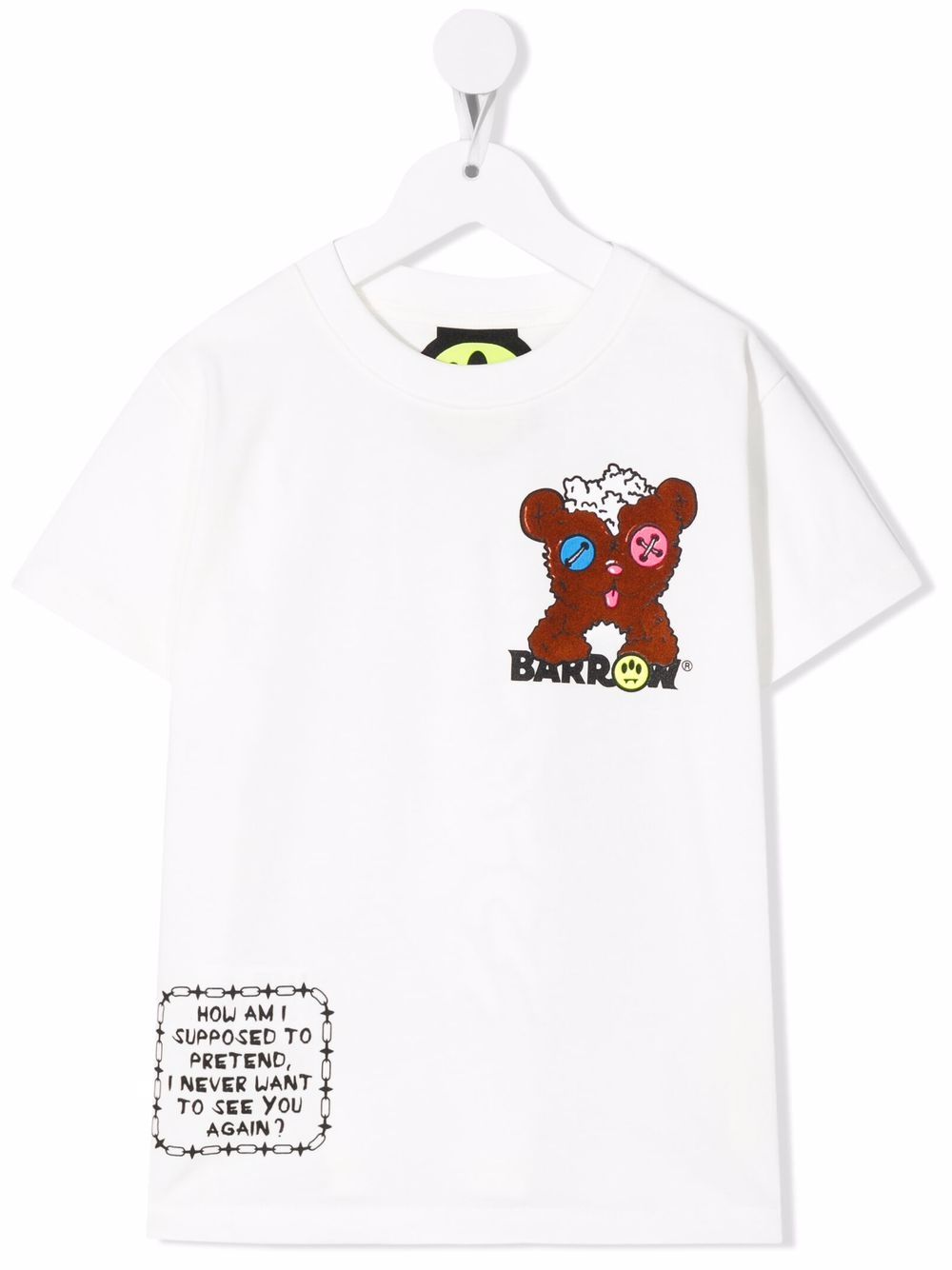 

Barrow kids logo crew-neck T-shirt - White